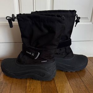 Kamik Black Waterproof Insulated Snow Boots
